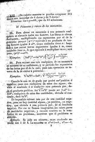 9º. Potencias y raices de los monomios