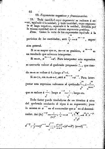 10º. Exponentes negativos y fraccionarios