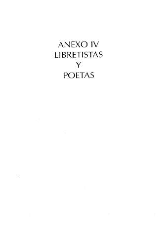 Anexo IV Libretistas y poetas