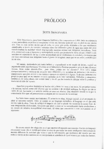 Prólogo. Suite imaginaria