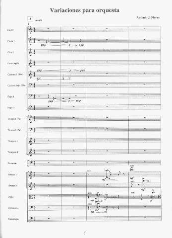 Variaciones para orquesta