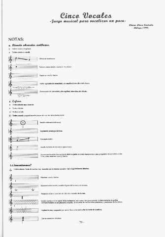 Cinco vocales. Juego musical para vocalizar un poco