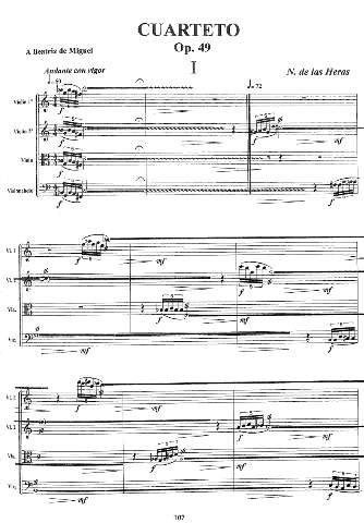Cuarteto Op. 49