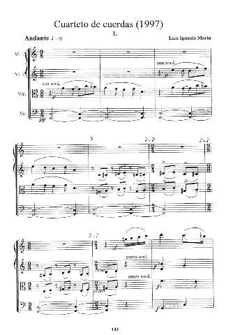 Cuarteto de cuerdas (1997)