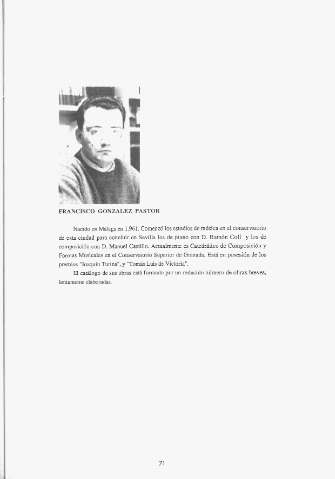 Francisco González Pastor