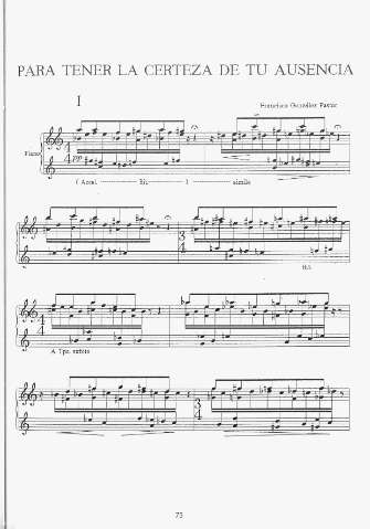 Para tener la certeza de tu ausencia