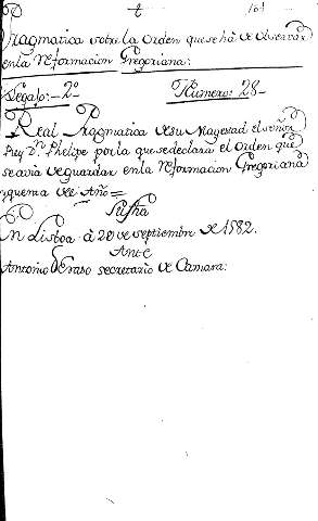 Pragmatica sobre la Orden quese ha de observar enla reformacion Gregoriana