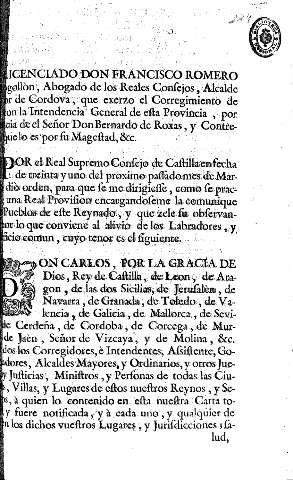 Licenciado Don Francisco Romero ...