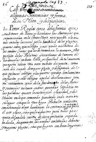 Cap. 37 Le fierense, algunas Sentençias ...