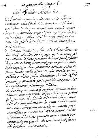 Capº. 45. delos Atentados 