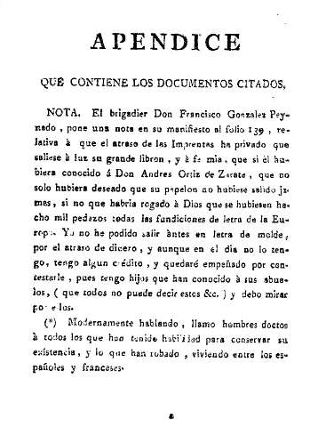 Apéndice. Qué contiene los documentos citados
