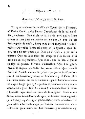 Número 1. Acusaciones falsas y contradicciones
