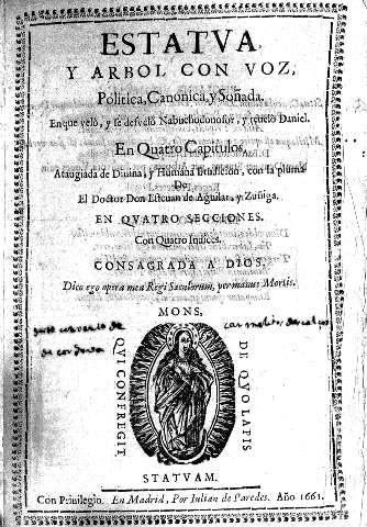 Estatva y arbol con voz, Politica,Canonica,y Soñada