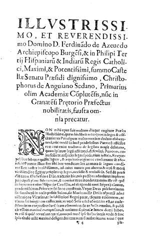 Illvstrissimo, et reverendissimo Domino D. Ferdinado de Azeuedo ...