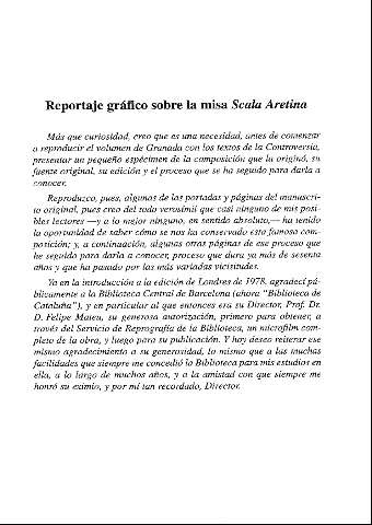 Reportaje gráfico sobre la misa Scala Aretina