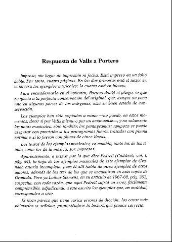 Repuesta de Valls a Portero