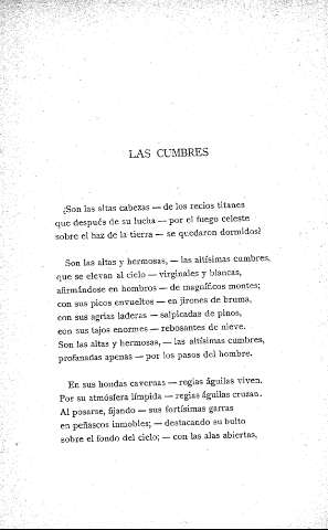 Las cumbres
