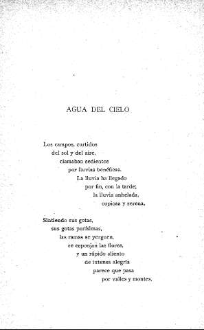 Agua del cielo