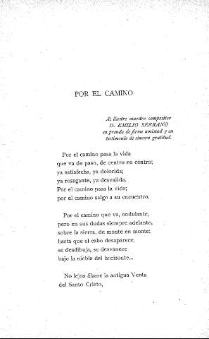 Por el camino