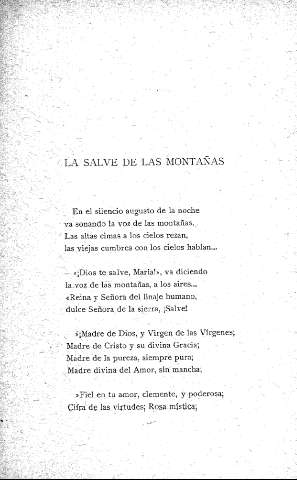 La salve de las montañas