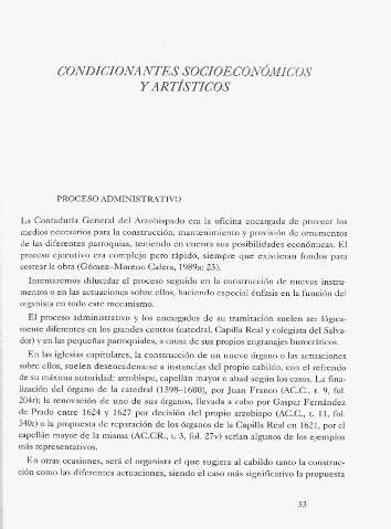 Condicionantes socioeconómicos y artísticos