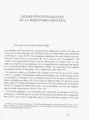 Elementos integrantes de la maquinaria orgánica