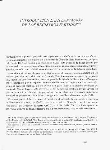 Introducción e implantación de los registro partidos