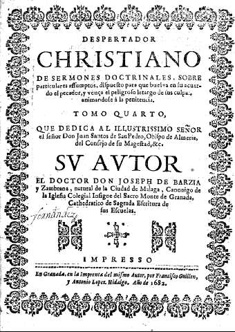 Depertador christiano de sermones doctrinales, sobre particulares assumptos, dispuesto para que buelva en su acuerdo el pecador ...