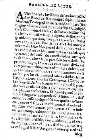 Prologo al lector