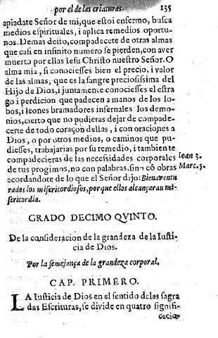 Grado decimo qvinto. De la consideracion de la grandeza de la Iusticia de Dios