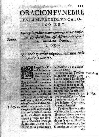Oracion fvnebre en la mverte de vn catolico rey