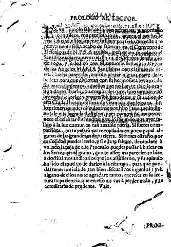 Prologo al lector.