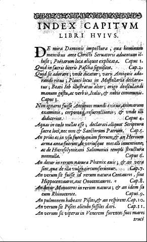 Index capitvm libri hvivs
