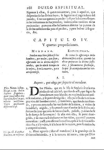 Capitulo IV. Y quartas proposiciones