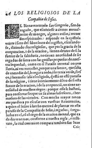 A los religiosos de la Compañía de Iesus