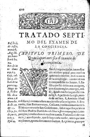 Tratado Septimo. Del examen de conciencia