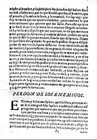 Perdon de los enemigos
