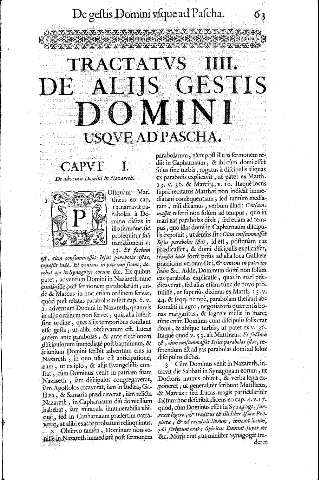 Tractatvs IIII. De aliis gestis Domini usqve ad Paschva