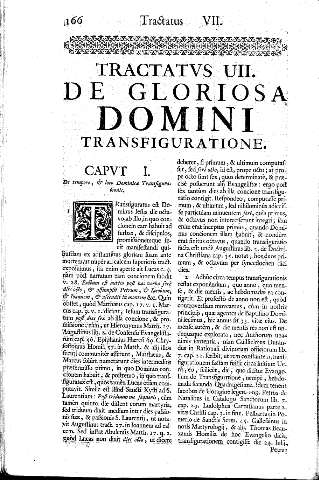 Tractatvs UII. De gloriosa Domini transfiguratione