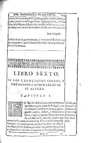 Libro sexto. De los exercicios santos, y devociones admirables de sv alteza