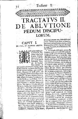 Tractatvs II. De ablvtione pedum discipulorum