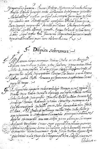 Disputa sobremesa