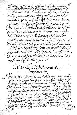 Decomo pedia limosna para lospobres