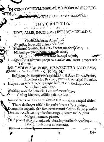 Inscriptio.