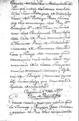 Capitulo 6º dela Ille. Casa de Padilla