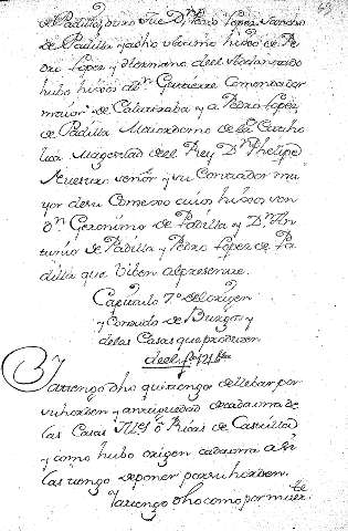 Capitulo 7º. delorigen y condado de Burgos y delas Casas que produzen deel
