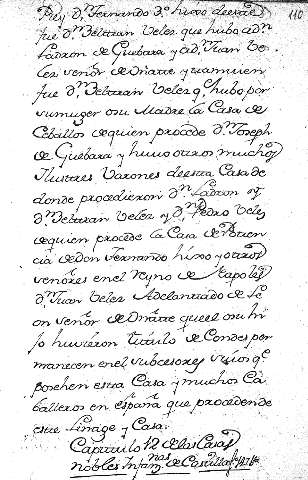 Capitulo 12. delas Casas nobles Infannas. deCastilla