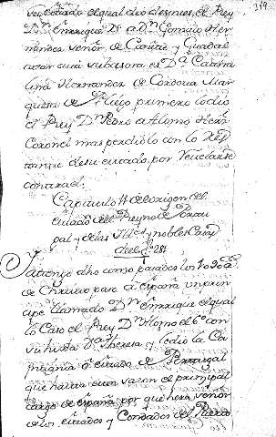 Capitulo 11º delorigen del esttado deel Reyno de Porttugal y delas Illes y nobles Casas deel