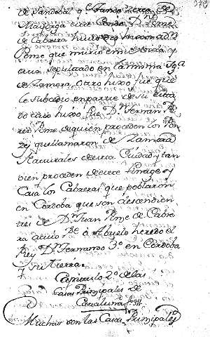 Capitulo 2º delas Casas Prinçipales de Cattaluña