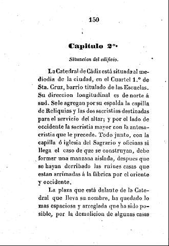Capítulo 2º. Situación del edificio